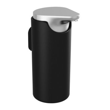 TVÅLPUMP PRESSALIT STYLE BORSTAD STÅL/SVART                              