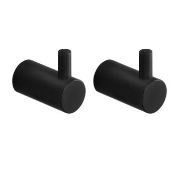 KROK PRESSALIT HOME PIN MATTSVART 2-PACK            