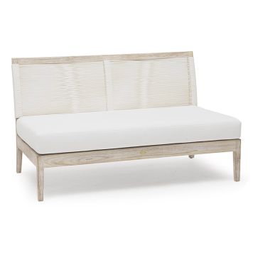 SOFFA HILLERSTORP WELLINGTON TEAK 140X80X84CM VIT