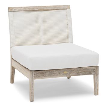 FÅTÖLJ HILLERSTORP WELLINGTON TEAK VIT