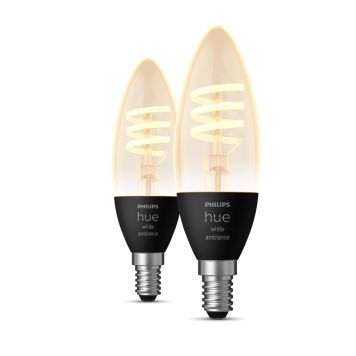 LJUSKÄLLA PHILIPS HUE KRONLJUS E14 4.6W 2-PACK