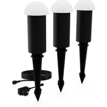 MARKSPOT PHILIPS EDWINA GARDENLINK SVART 3-PACK