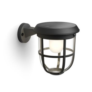 VÄGGLAMPA PHILIPS RADII SVART