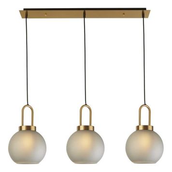 TAKLAMPA SEARCHLIGHT SNÖDROPPE 3L MÄSSING