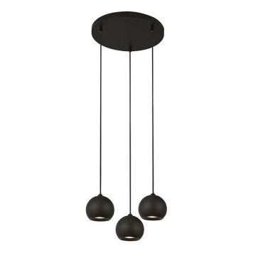 TAKLAMPA SEARCHLIGHT EINDHOVEN 3L MATT SVART 