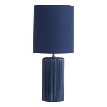 BORDSLAMPA SEARCHLIGHT GROOVE MÖRKBLÅ