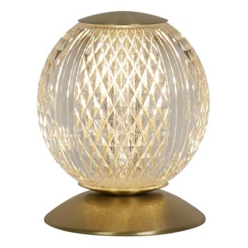 BORDSLAMPA SEARCHLIGHT ALLURE MÄSSING/AKRYL