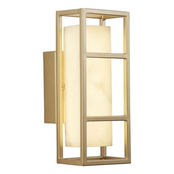 VÄGGLAMPA SEARCHLIGHT MIRAGE LED IP44 25CM MATT GULD