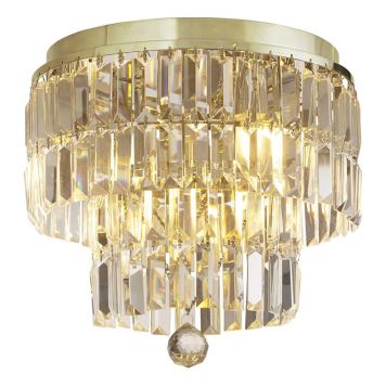 TAKKRONA SEARCHLIGHT EMPIRE FLUSH IP44 4L MÄSSING