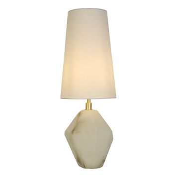 BORDSLAMPA SEARCHLIGHT APEX MÄSSING/VIT