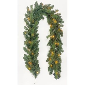 GIRLANG GRÖN MED LED 180CM