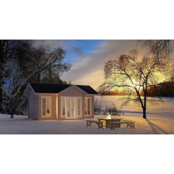 STUGA JM STUGOR BORE VIRKESTJOCKLEK 90MM 25M²