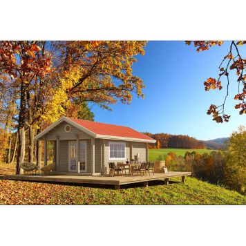 STUGA JM STUGOR RAGNARÖK VIRKESTJOCKLEK 90MM 30M²