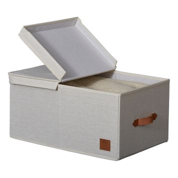 FÖRVARINGSLÅDA STORE !T PREMIUM M GÅNGJÄRNSLOCK 50X33X24CM BEIGE