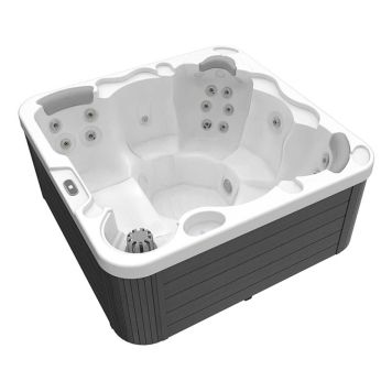 SPABAD WELLIS CASTOR P&P 6 PLATSER 20 JETS ICE WHITE