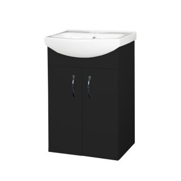 KOMMODPAKET NORTIQ SHARP 50CM MATT SVART