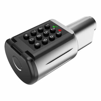 CYLINDER JASA GUARD OVAL ELEKTRONISK MED KOD SVART 