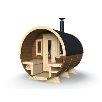 BASTUTUNNA NORDKAPP PANORAMA THERMOWOOD OMÅLAD