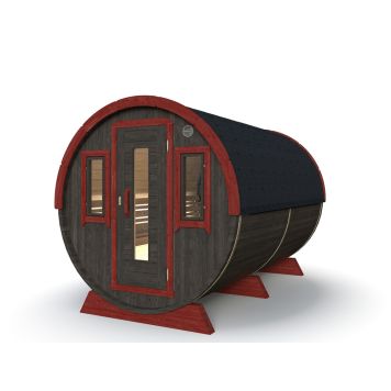 BASTUTUNNA NORDKAPP CILINDRO THERMOWOOD  SVART