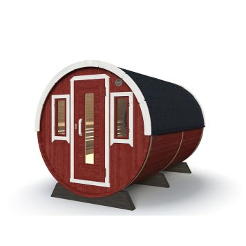 BASTUTUNNA NORDKAPP CILINDRO THERMOWOOD  RÖD