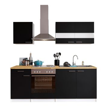 KÖK RESPEKTA MALIA 0140KB210WSG SVART 210CM 