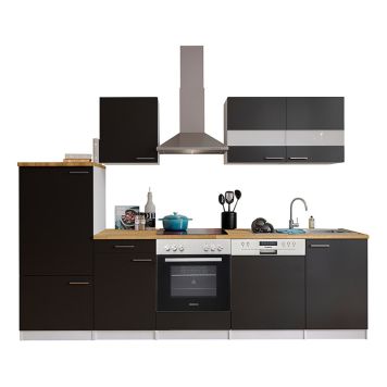 KÖK RESPEKTA MALIA 0140KB280WSCG SVART 280CM