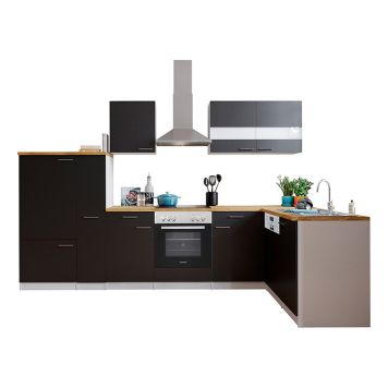 KÖK RESPEKTA MALIA 0140KBL310WSCG SVART 310CM