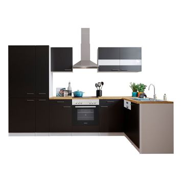 KÖK RESPEKTA MALIA 0140KBL310WSCGKEG SVART 310CM