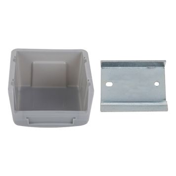 FÖRVARINGSLÅDA WISENT MED HÅLLARE 13X11,3CM GRÅ