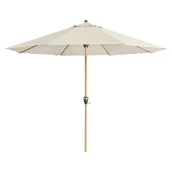 PARASOLL DOPPLER ALU WOOD ULTRA Ø350CM BEIGE