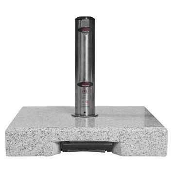 PARASOLLFOT DOPPLER ACTIVE MED HJUL 70KG GRANIT