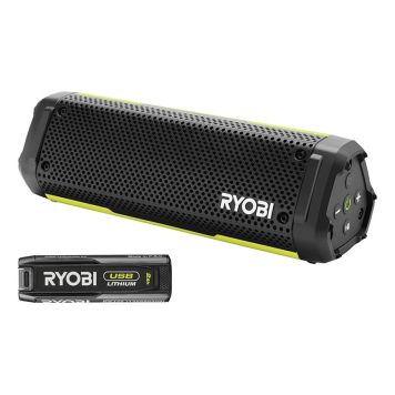 HÖGTALARE RYOBI RS4-120G USB 4V 1X2,0AH 