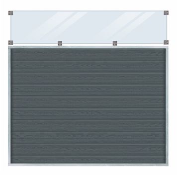 VINDSKYDD PLUS ARTURA MED GLAS 180X175CM