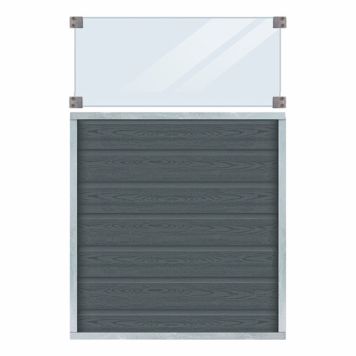 VINDSKYDD PLUS ARTURA MED GLAS 90X135CM