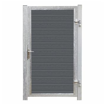 GRIND PLUS ARTURA ENKEL HÖGER MED STOLPAR GALV 115X175CM