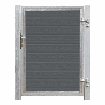 GRIND PLUS ARTURA ENKEL HÖGER MED STOLPAR GALV 115X135CM