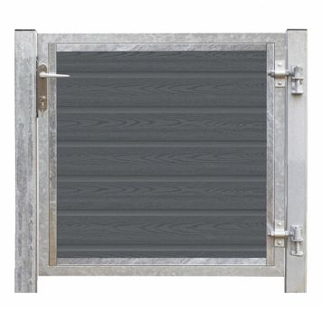 GRIND PLUS ARTURA ENKEL HÖGER MED STOLPAR GALV 115X95CM