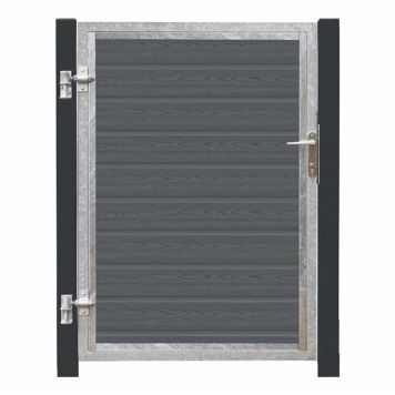 GRIND PLUS ARTURA ENKEL VÄNSTER MED STOLPAR LACK 115X135CM