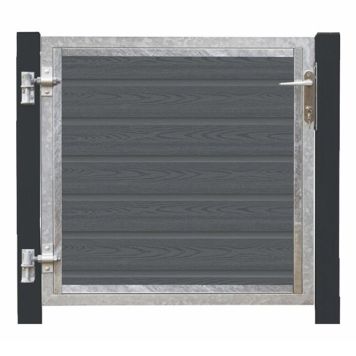 GRIND PLUS ARTURA ENKEL VÄNSTER MED STOLPAR LACK 115X95CM