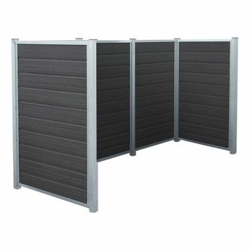 AVFALLSSKJUL PLUS ARTURA VARMGALVANISERAD 99X288X142CM