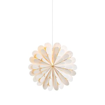 ADVETNTSSTJÄRNA MARKSLÖJD MARIGOLD 45CM VIT