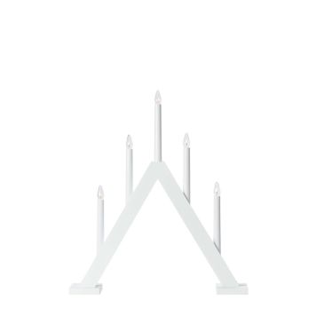 ADVENTLJUSSTAKE MARKSLÖJD ARIELE 5L VIT