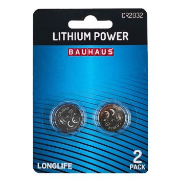 BATTERI LITHIUM CR2032 2-PACK