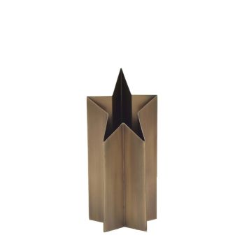 BORDSLAMPA MARKSLÖJD ASTERI 27CM ANTIK MÄSSING