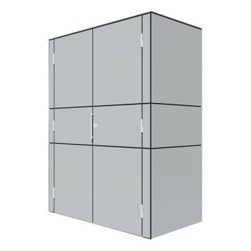 FÖRVARINGSSKÅP BERTILO HPL TERRACE HIGH GRÅ 1,2M²