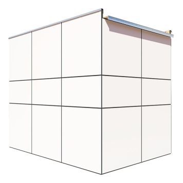 CYKELSKJUL BERTILO HPL BIKE VIT 3,5 M²