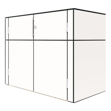 FÖRVARINGSSKÅP BERTILO HPL TERRACE VIT 1,2M²