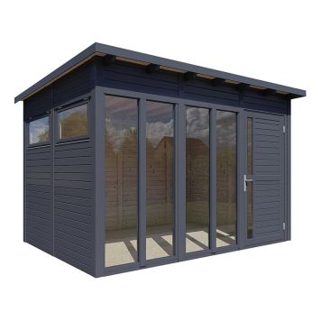 ATTEFALLSHUS BERTILO PENTUS 3 OFFICE ANTRACIT 7,7M²