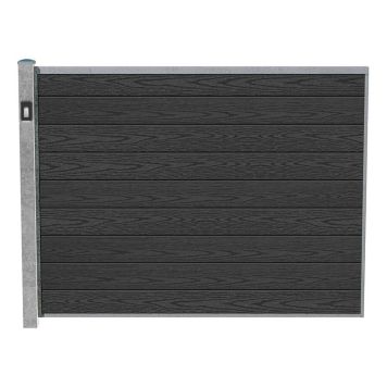 STAKET WIMEX FUR CLASSIC T140 V-PROFIL LED 189,3X140CM ANTRACITGRÅ