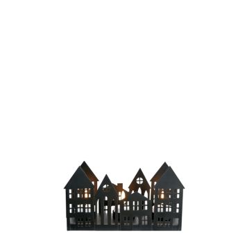 JULDEKORATION MARKSLÖJD YORK 3L BATTERIDRIVEN SVART